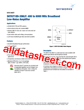 SKY67189-396LFEK1型号图片