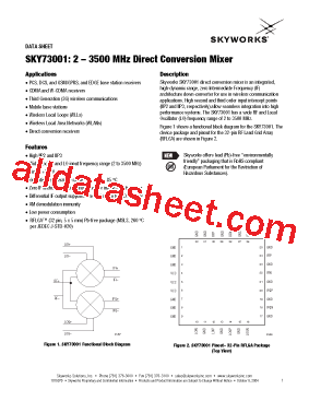 SKY73001型号图片