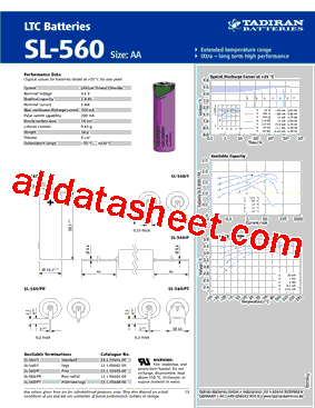 SL-560S型号图片