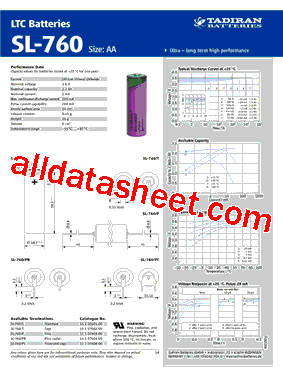 SL-760T型号图片