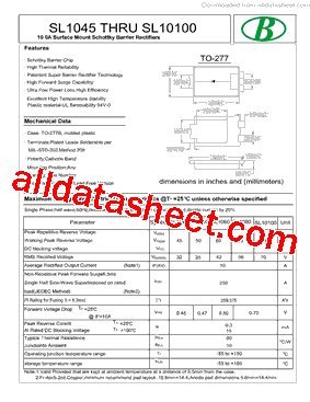 SL1045.10A-45V.TO-277型号图片