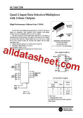 SL74HC258型号图片