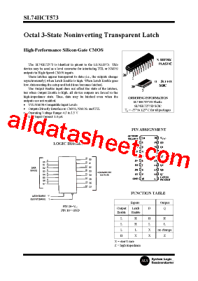 SL74HCT573N型号图片