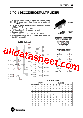 SL74LV138型号图片