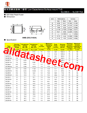 SLCB7.5A型号图片