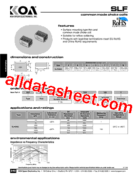 SLF0905T型号图片