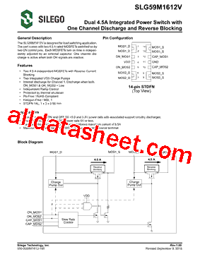SLG59M1612V型号图片