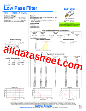 SLP-2.5+型号图片