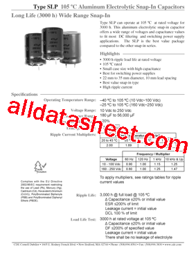 SLP681M180E3P3型号图片