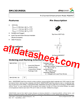 SM1301NSSAC-TRG型号图片