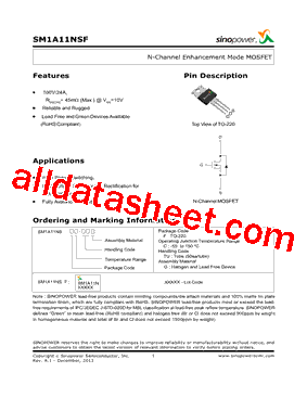 SM1A11NSF型号图片