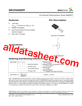 SM1F04NSFP型号图片
