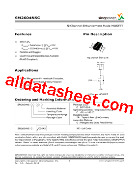 SM2604NSC型号图片