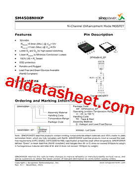SM4508NHKP型号图片