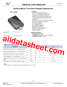 SM5S43A型号图片