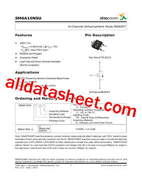SM6A10NSU型号图片