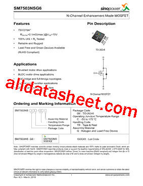 SM7503NSG6型号图片