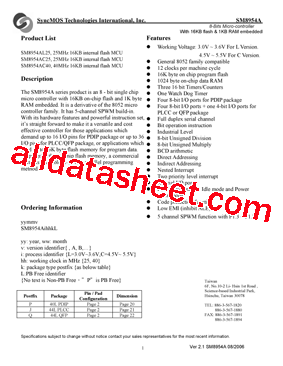 SM8954AL25型号图片