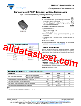 SM8S16A型号图片