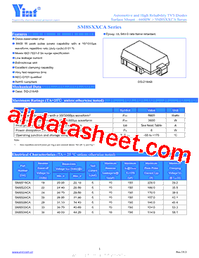 SM8S18CA型号图片