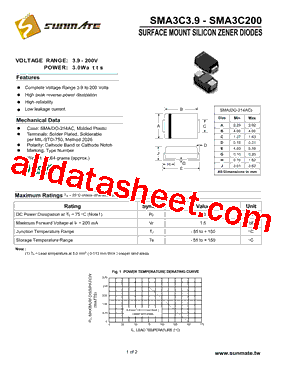 SMA3C39型号图片