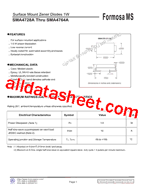 SMA4761A型号图片