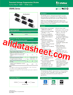 SMA6L15A型号图片