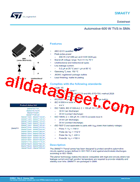 SMA6T12CAY型号图片