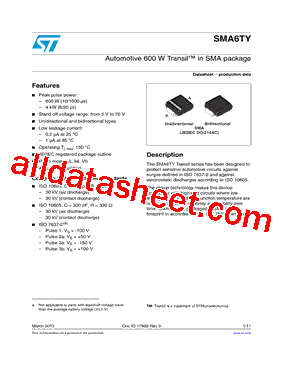 SMA6T22AY型号图片