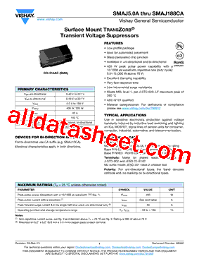 SMAJ188CA-TR型号图片