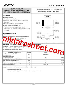 SMAJ5.0CA-13-F型号图片