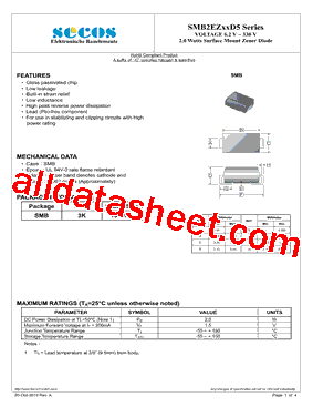 SMB2EZ100D5型号图片