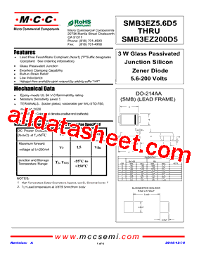 SMB3EZ43D5型号图片