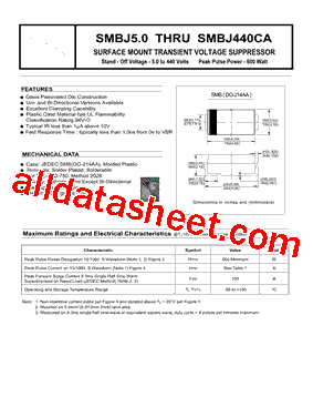 SMBJ440A型号图片