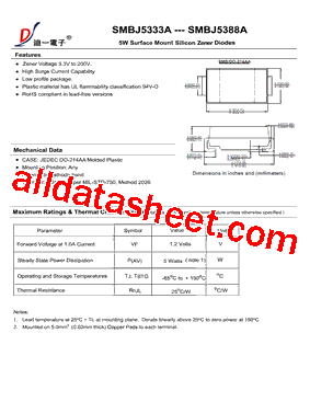 SMBJ5386A型号图片