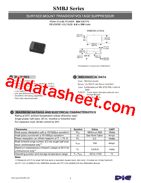 SMBJ8.5型号图片