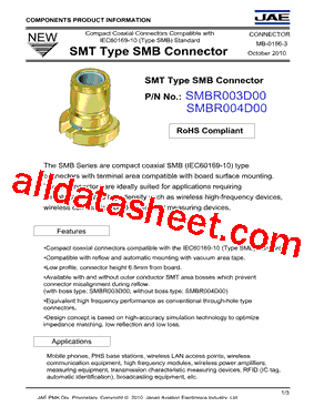 SMBR003D00型号图片