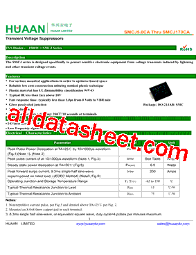 SMCJ11CA型号图片