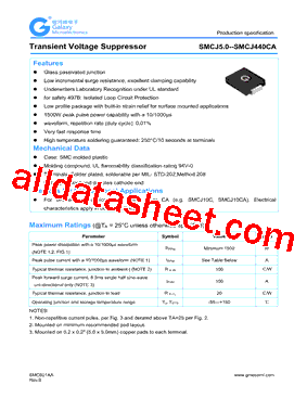 SMCJ120A型号图片