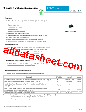 SMCJ180A型号图片