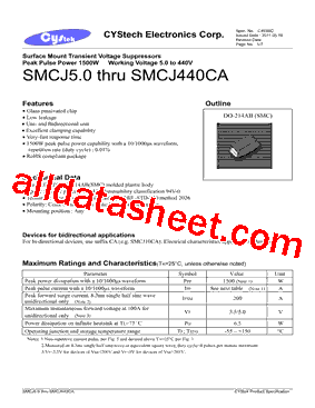 SMCJ5.0型号图片