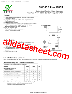 SMCJ8.5A-13-F型号图片