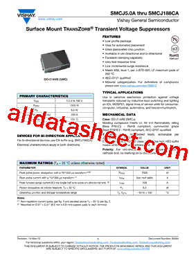 SMCJ85A型号图片