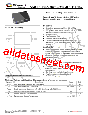 SMCJLCE14A型号图片
