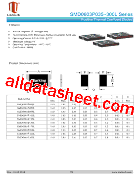 SMD0603P050L型号图片