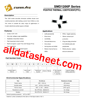 SMD1206P200TF型号图片