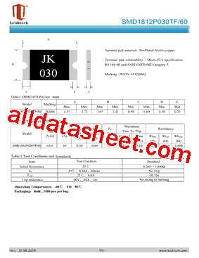 SMD1812P030TF-60型号图片
