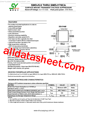 SMDJ100A型号图片