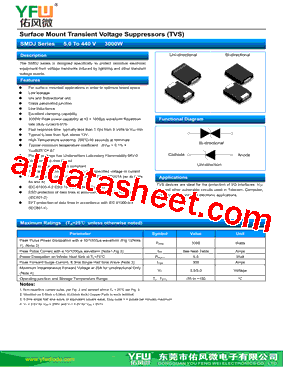 SMDJ140A型号图片