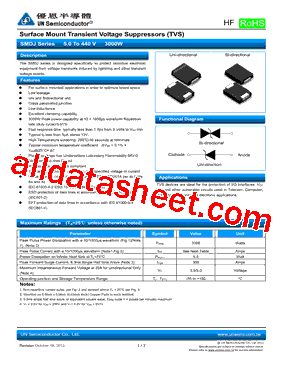 SMDJ22CA型号图片